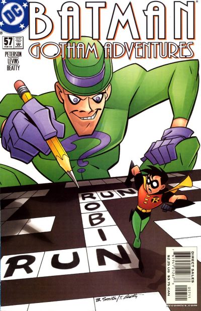 Cover for Batman: Gotham Adventures (DC, 1998 series) #57 [Direct Sales]