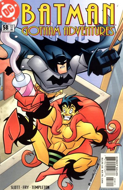 Cover for Batman: Gotham Adventures (DC, 1998 series) #58 [Direct Sales]