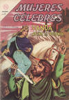 Cover for Mujeres Célebres (Editorial Novaro, 1961 series) #39 [Española]
