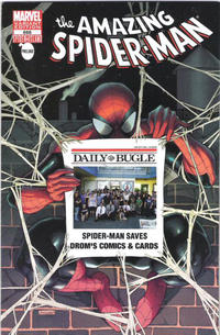 Cover for The Amazing Spider-Man (Marvel, 1999 series) #666 [Variant Edition - Drom's Comics & Cards Bugle Exclusive]