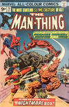 Cover for Man-Thing (Marvel, 1974 series) #20 [British]