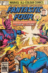 Cover Thumbnail for Fantastic Four (Marvel, 1961 series) #212 [British]