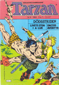 Cover Thumbnail for Tarzan (Atlantic Förlags AB, 1977 series) #9/1984
