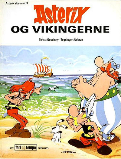 Cover for Asterix (Egmont, 1969 series) #3 - Asterix og vikingerne