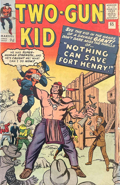 Cover for Two Gun Kid (Marvel, 1953 series) #65 [British]