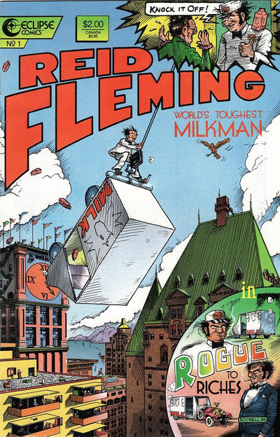 Cover for Reid Fleming, World's Toughest Milkman (Eclipse, 1986 series) #1 [2nd Printing]