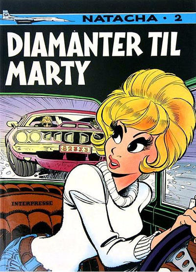 Cover for Natacha (Interpresse, 1976 series) #2 - Diamanter til Marty [2. oplag]