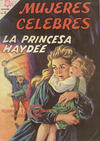 Cover for Mujeres Célebres (Editorial Novaro, 1961 series) #58 [Española]
