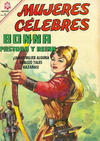 Cover for Mujeres Célebres (Editorial Novaro, 1961 series) #60 [Española]