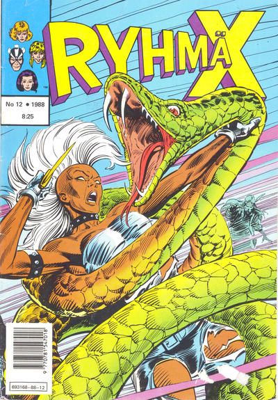 Cover for Ryhmä-X (Semic, 1984 series) #12/1988