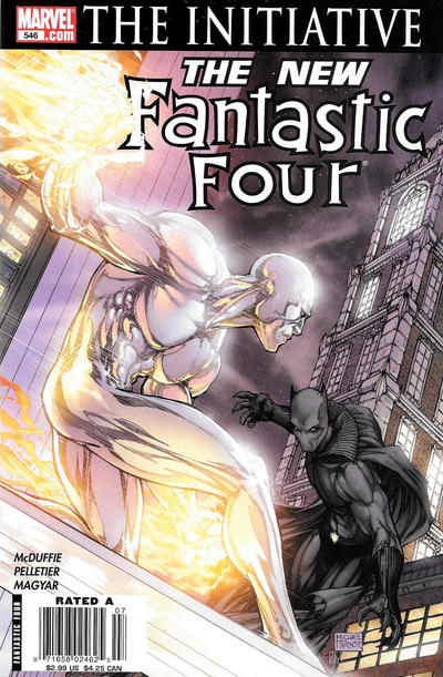 Cover for Fantastic Four (Marvel, 1998 series) #546 [Newsstand]