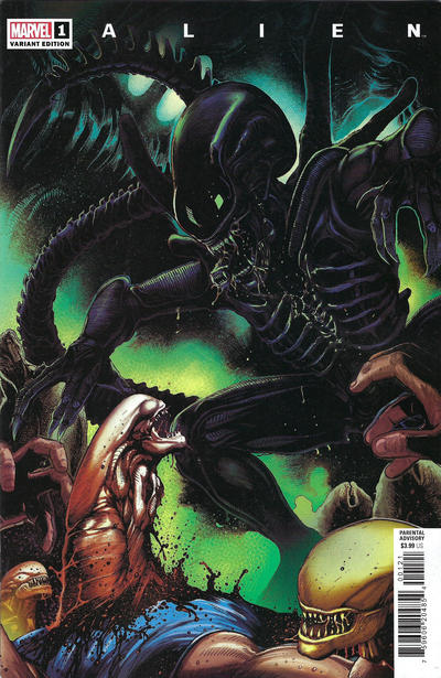 Cover for Alien (Marvel, 2022 series) #1 [Carlos Magno Variant Cover]