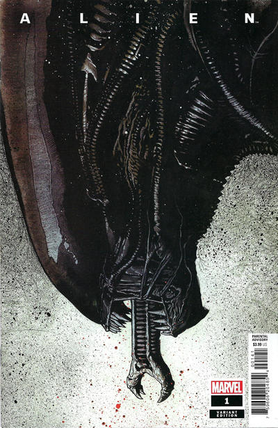Cover for Alien (Marvel, 2022 series) #1 [Travis Charest Variant Cover]