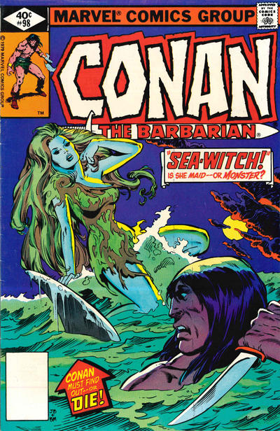 Cover for Conan the Barbarian (Marvel, 1970 series) #98 [Whitman]