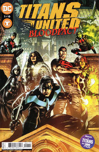 Cover Thumbnail for Titans United: Bloodpact (DC, 2022 series) #1 [Eddy Barrows Cover]