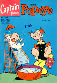 Cover Thumbnail for Cap'tain présente Popeye (spécial) (Société Française de Presse Illustrée (SFPI), 1962 series) #89