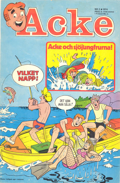 Cover for Acke (Semic, 1969 series) #2/1974
