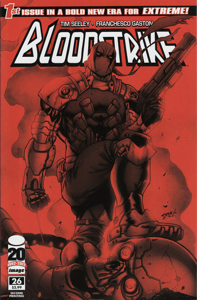 Cover for Bloodstrike (Image, 1993 series) #26 [2nd Printing]