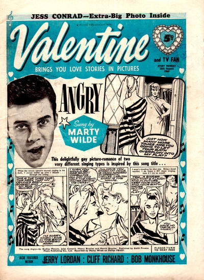 Cover for Valentine (IPC, 1957 series) #20 August 1960