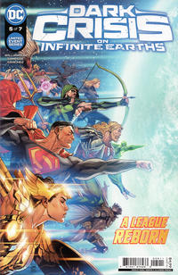 Cover Thumbnail for Dark Crisis on Infinite Earths (Dark Crisis) (DC, 2022 series) #5 [Daniel Sampere Cover]