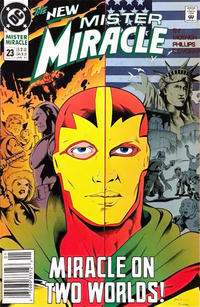 Cover Thumbnail for Mister Miracle (DC, 1989 series) #23 [Newsstand]
