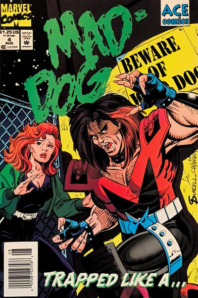 Cover for Mad-Dog (Marvel, 1993 series) #4 [Newsstand]