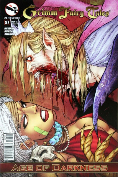 Cover for Grimm Fairy Tales (Zenescope Entertainment, 2005 series) #97 [Cover B by Giuseppe Cafaro]