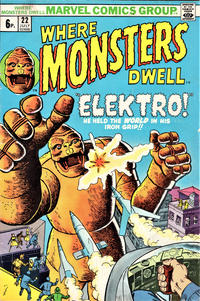 Cover for Where Monsters Dwell (Marvel, 1970 series) #22 [British]