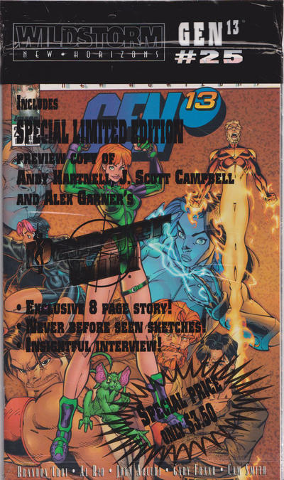 Cover for Gen 13 (Image, 1995 series) #25 [Bagged Edition]