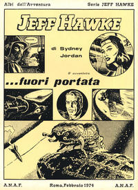 Cover Thumbnail for Albi dell'Avventura (A.N.A.F., 1972 series) #[27] - Jeff Hawke 8' avventura