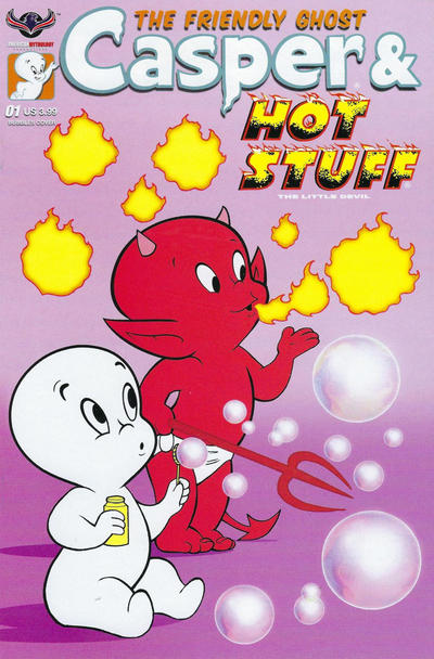 Cover for Casper & Hot Stuff (American Mythology Productions, 2018 series) #1 [Bubbles Cover]