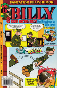 Cover Thumbnail for Billy (Hjemmet / Egmont, 1998 series) #16/1999