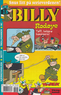 Cover Thumbnail for Billy (Hjemmet / Egmont, 1998 series) #18/1999