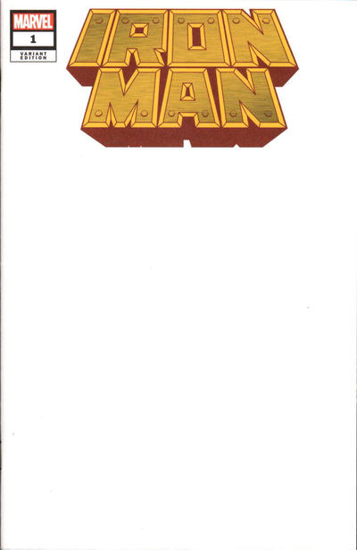 Cover for Iron Man (Marvel, 2020 series) #1 [Blank Cover]