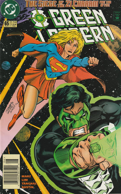 Cover for Green Lantern (DC, 1990 series) #65 [Newsstand]