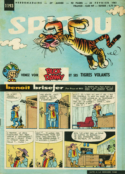 Cover for Spirou (Dupuis, 1947 series) #1193