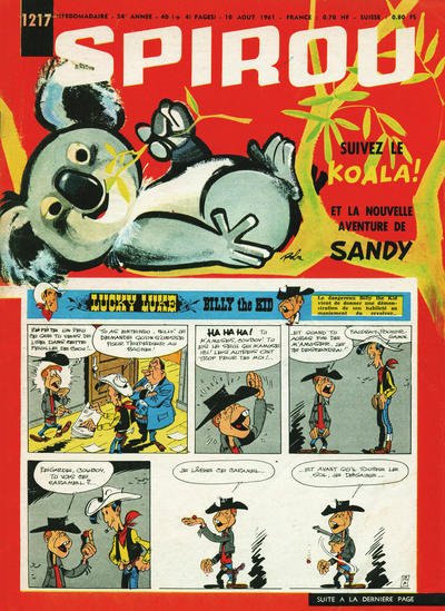 Cover for Spirou (Dupuis, 1947 series) #1217