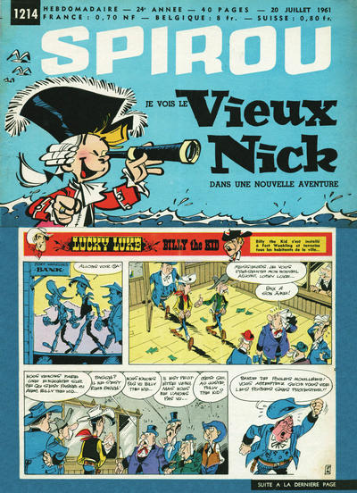 Cover for Spirou (Dupuis, 1947 series) #1214