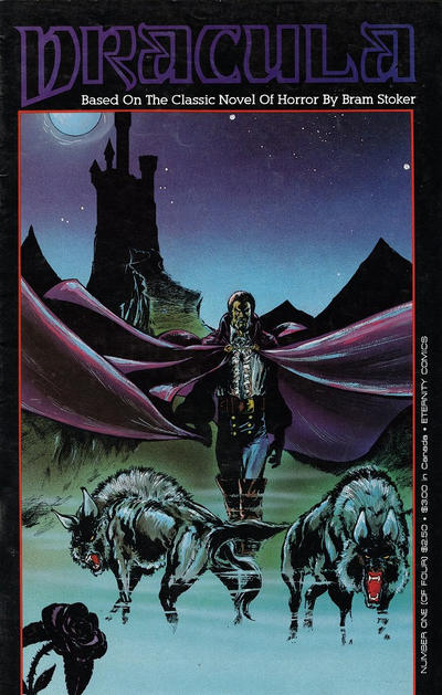 Cover for Dracula (Malibu, 1989 series) #1 [Second Printing]