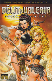 Cover Thumbnail for Bêlit and Valeria: Swords vs Sorcery (Ablaze Publishing, 2022 series) #5 [Cover A - John Royle]