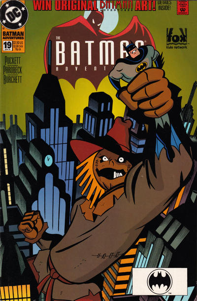 Cover for The Batman Adventures (DC, 1992 series) #19 [Batman Logo Corner Box]