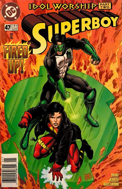 Cover for Superboy (DC, 1994 series) #47 [Newsstand]