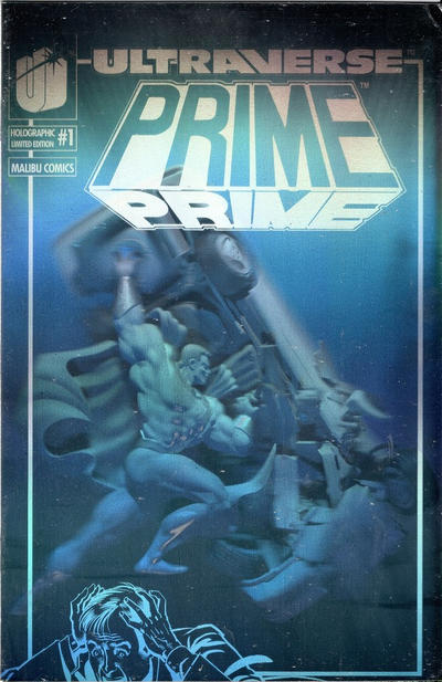 Cover for Prime (Malibu, 1993 series) #1 [Hologram Cover]