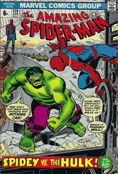 Cover for The Amazing Spider-Man (Marvel, 1963 series) #119 [British]