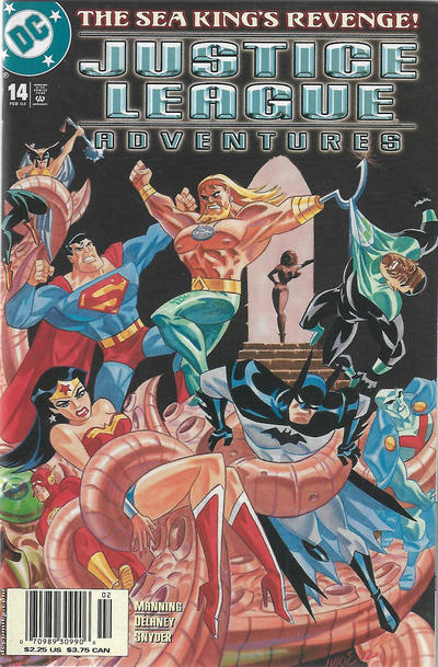 Cover for Justice League Adventures (DC, 2002 series) #14 [Newsstand]