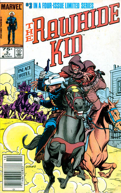 Cover for Rawhide Kid (Marvel, 1985 series) #3 [Newsstand]