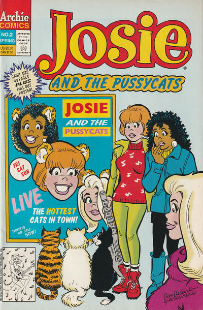 Cover for Josie and the Pussycats (Archie, 1993 series) #2 [Direct]