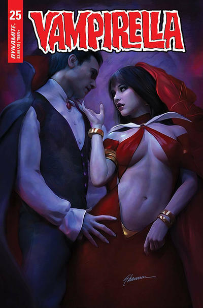 Cover for Vampirella (Dynamite Entertainment, 2019 series) #25 [Cover B - Shannon Maer]