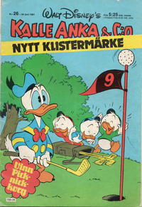 Cover Thumbnail for Kalle Anka & C:o (Hemmets Journal, 1957 series) #26/1981