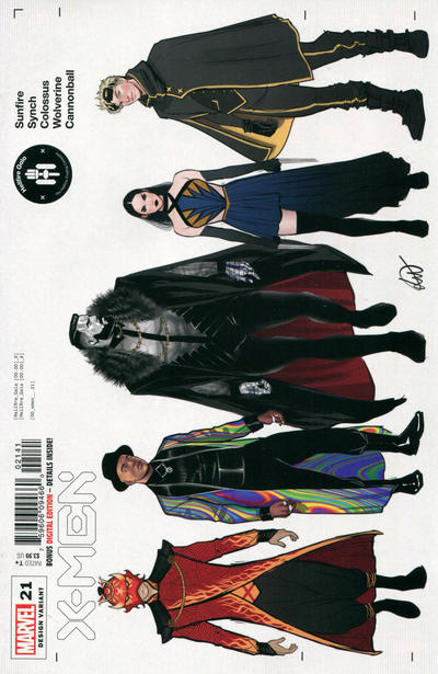 Cover for X-Men (Marvel, 2019 series) #21 [Design Variant Lucas Werneck]